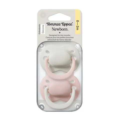 Tommee Tippee Newborn Girl / Silikónový cumlík / 0-2 m / 2 ks