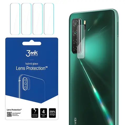 3mk Lens Protection pre Huawei P40 Lite 5G / Ochranné sklo na fotoaparát / 4 ks