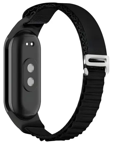 Beline Alpine čierna / Remienok pre XIAOMI Mi Band 10/9/8 / nylon