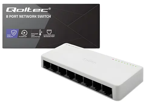 Switch 8 portov 100 Mbps / Switch / RJ45 / Fast Ethernet / LAN