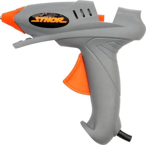 STHOR Tavná pištoľ 100W / Tavná pištoľ / O 11 mm / lepiace tyčinky