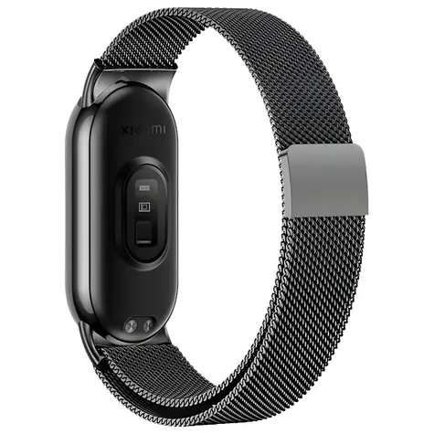 Beline Magnetic Mi Band 10/9/8 čierna / Opasok / nerezová oceľ / magnetický