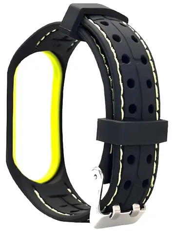 Beline SMART Strap pre XIAOMI Mi Band 7 čierno-limetková / Náhradný silikónový remienok