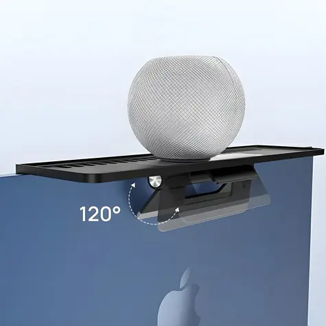 SODI 312 čierna / Stojanček pod monitor / hliník / do 2 kg / pre iMac a Studio Display