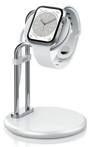 SODI SAW-300 strieborná / Stojanček / pre Apple Watch / hliníková zliatina