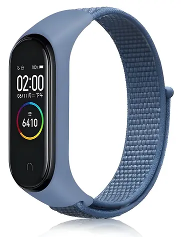 Beline NylonLoop modrá / Remienok / pre XIAOMI Mi Band 3/4/5/6/7 / nylonový