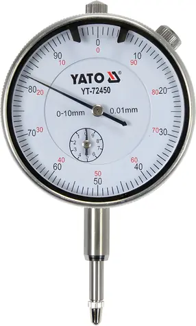 YATO YT-72450 / Indikačné hodiny / 0-10 mm / 0,01 mm