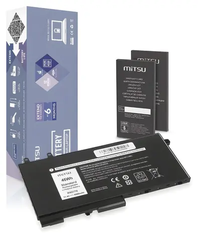 DELL Latitude 5410, 5411, 5500, Precision 3541, 3550 / Batéria pre notebook / R8D7N / 11,4 V / 4000 mAh / 46 Wh