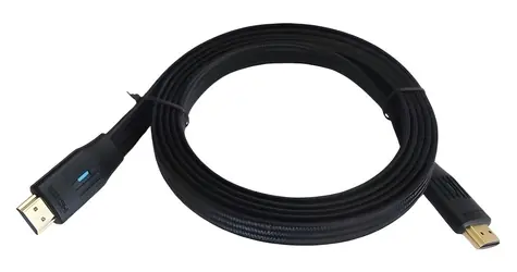 Kábel HDMI 2.1 plochý čierna / Kábel HDMI / 3 m