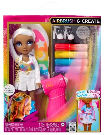 MGA Bábika Rainbow High Air Brush sivé oči / od 4 rokov
