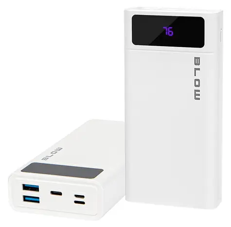 PB20E biela / Powerbanka / 20000 mAh / Lightning v tele / QC + PD 20 W
