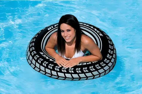 INTEX Kruh plávací Pneumatika / Nafukovací kruh / 91 cm / nosnosť 60 kg