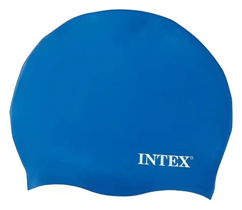 INTEX 55992 Kúpacia čiapka modrá / Silikón / od 8 rokov