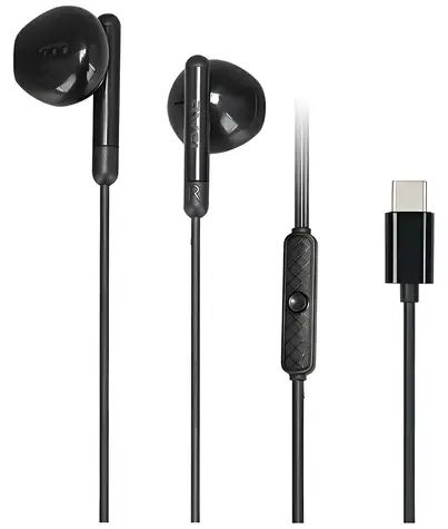 Awei PC-6T čierna / Slúchadlá s mikrofónom / USB-C / 1,2m