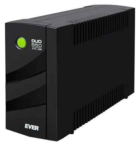 DUO 550 AVR USB čierna / Záložný zdroj UPS / 550 VA / 330 W / Line-Interactive / AVR / USB