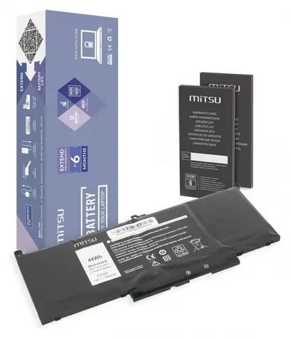 Batéria pre DELL Latitude 7390 & 7490 / Batéria pre notebook / Li- ION / 7,6 V / 5800 mAh / 44 Wh