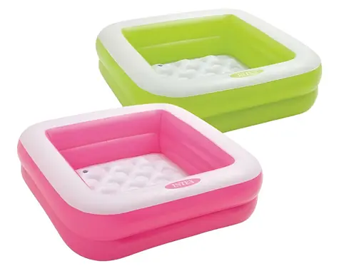 INTEX Detský bazén Play Box 57100 / Nafukovací / 85 × 85 × 23 cm / 2 komory / od 1 roka