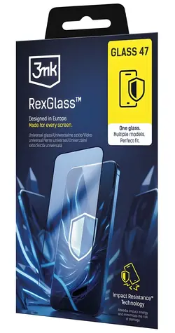 3mk UniGlass Universal 60 / Ochranné sklo / univerzálna / Impact Resistance technológie