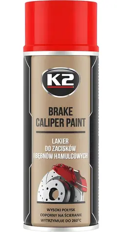 K2 BRAKE CALIPER PAINT červená / Farba na brzdové strmene / 400 ml / Vysokoteplotná