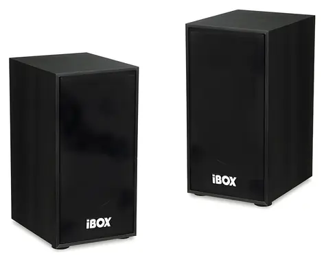 ibox IGLSP1B tmavé drevo / Reproduktor / 2.0 / 10W / 147x74x95 mm