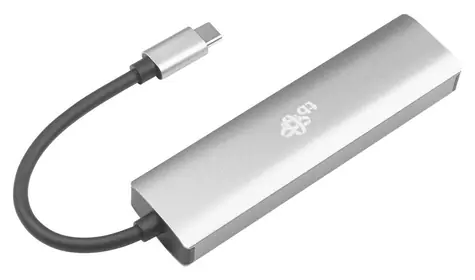 USB-C hub RJ45, 3x USB-A 3.0, USB-C / USB-C hub / Gigabit Ethernet RJ45 / 3x USB-A 3.0