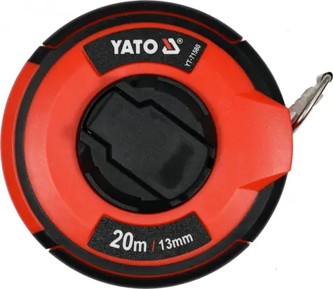 YATO Pásmo meracie oceľové 20 m / Pásmo meracie / 13 mm / oceľ