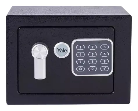 Trezor YSV Mini čierny / Trezor / Kombinačný zámok / Objem 3,8 l / Nástenné aj podlahové kotvenie