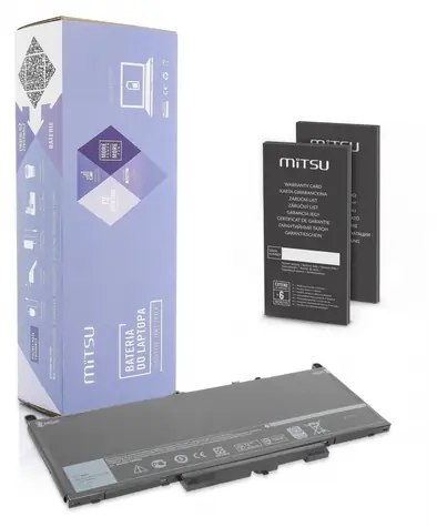 Batéria pre DELL Latitude E7270, E7470 / Batéria pre notebook / 7200 mAh / 55 Wh / 7,4-7,6 V