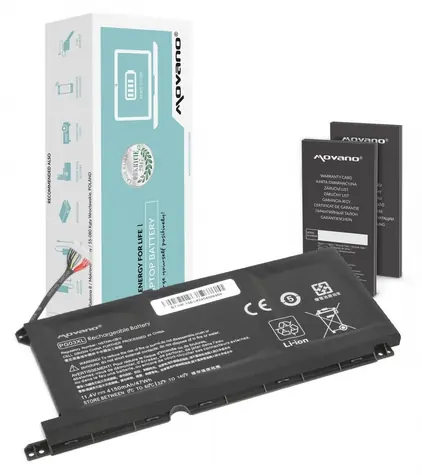 Batéria PG03XL pre HP 15-DH/15-EC/15-DK/16-A / Batéria pre notebook / 4150 mAh / 47 Wh