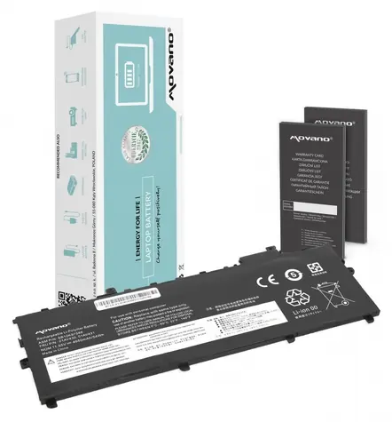 Batéria 01AV430 pre Lenovo ThinkPad X1 Carbon 5/6 / Batéria pre notebook / 2017/2018 / 4650 mAh / 54 Wh