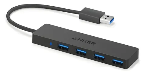 USB hub 4- Port USB 3.0 Ultra Slim / USB hub / 4X USB-A