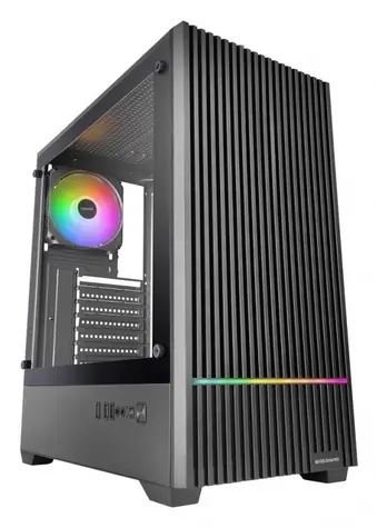 Tacens MARS MC- Quantum čierna / Počítačová skriňa / Midi Tower / ATX / tvrdené sklo / 3x 120mm / bez zdroja