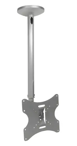 Maclean MC-504A strieborná / Stropný držiak pre TV / 23-42" / nosnosť 30 kg / vzpera 50-85 cm