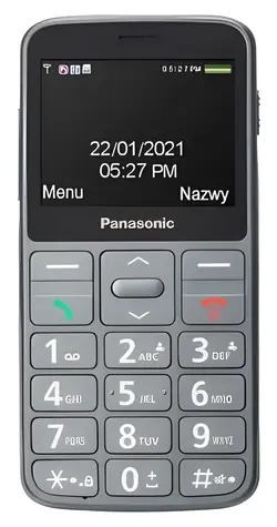 Panasonic KX-TU160 šedá / Mobilný telefón pre seniorov