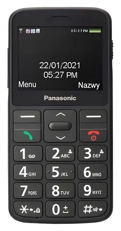 Panasonic KX-TU160 čierna / Mobilný telefón pre seniorov