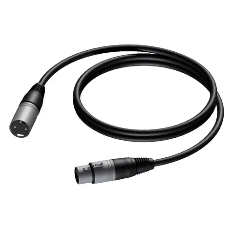 Procab CLA901/10 / Symetrický audio kábel / XLR (M) - XLR (F) / 10 m