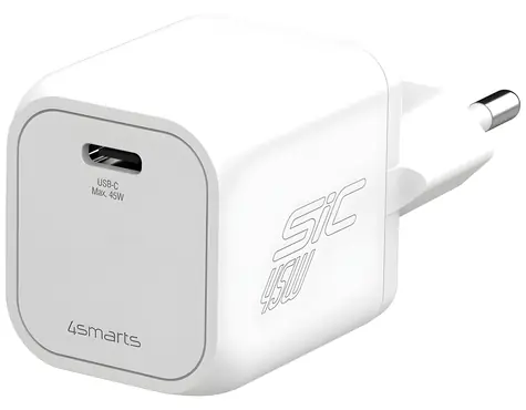 4smarts PDPlug SiC 45W biela / Nabíjačka / USB-C