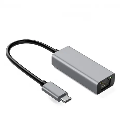 USB-C na RJ45 sieťový adaptér / Sieťový adaptér / 10/100/1000 Mbit/s / hliníkové telo
