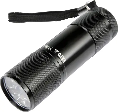 YATO Svietidlo vreckové 9 LED / Vreckové svietidlo / hliníkové telo