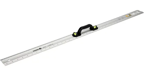 Vorel Pravítko hliníkové 1000 mm / Pravítko / šírka 60 mm / hrúbka 3 mm / s libelami