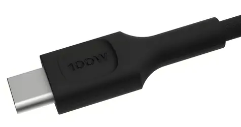 Green Cell PowerStream Kábel USB-C (M) - USB-C (M) čierny / Kábel / 100W / Oplet / 1,2 m