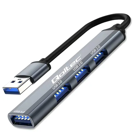 USB Hub 4v1 USB 3.0 + 3x USB 2.0 / USB hub / 4 porty