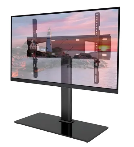 Techly Podlahový stojan TV čierna / Podlahový stojan pre TV / 32-65” / VESA / nosnosť 45 kg / nastaviteľný