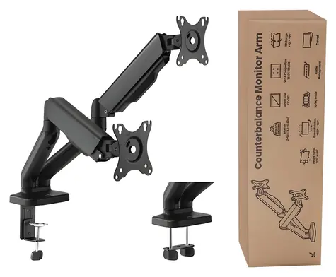 Držiak pre 2 monitory 17-32" / Držiak pre monitory / nosnosť 9 kg