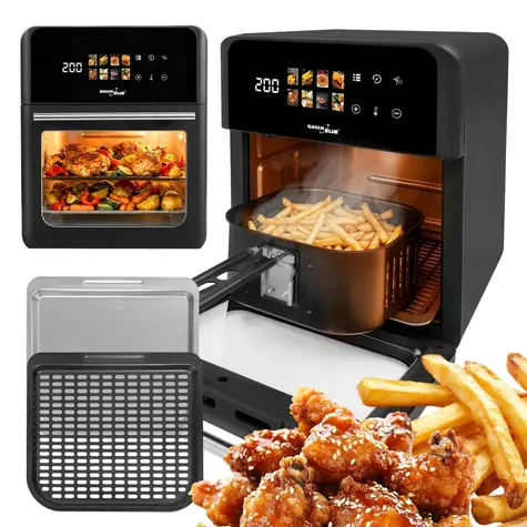Teplovzdušná fritéza GB950 čierna / Teplovzdušná fritéza / 1800 W / 10 l / 8 programov
