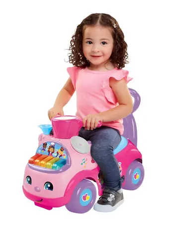 FISHER-PRICE Odrážadlo Muzikálny sprievod ružová / s hudobnými efektmi