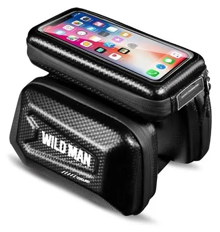 Wild man XLE6S čierna / Puzdro pre mobilný telefón na rám / vodeodolné / kapacita 1 l