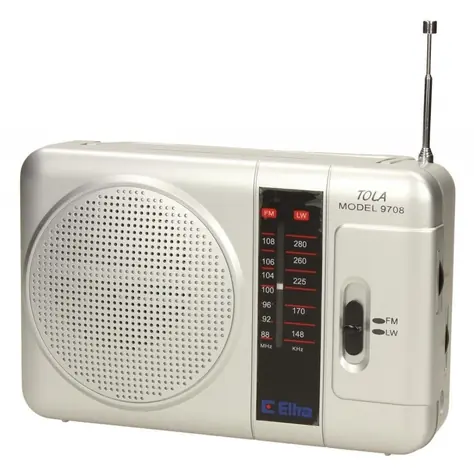 TOLA strieborná / Rádio / Prenosné