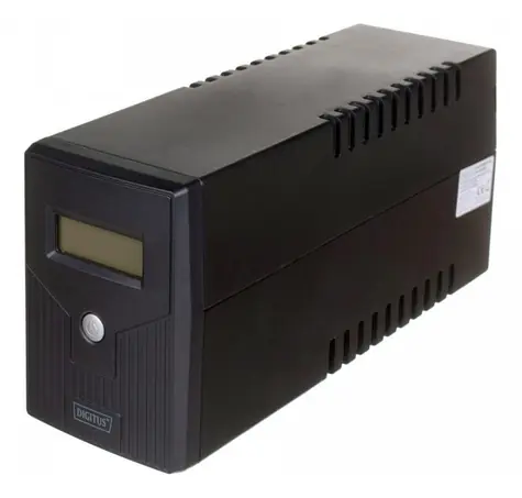 Digitus Line-Interactive LCD Basic / Záložný zdroj UPS / 800VA/480W / 12V/9Ah / AVR / 2x Schuko