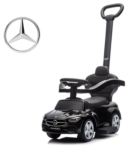 Mercedes-BENZ Odrážadlo C-Class čierne / S vodiacou rukoväťou
